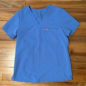Figs Ceil Blue Catarina Top S Barely Worn Scrubs Small